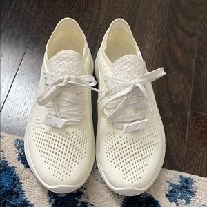 CROCS Women's Lite Ride Off- White Sneakers